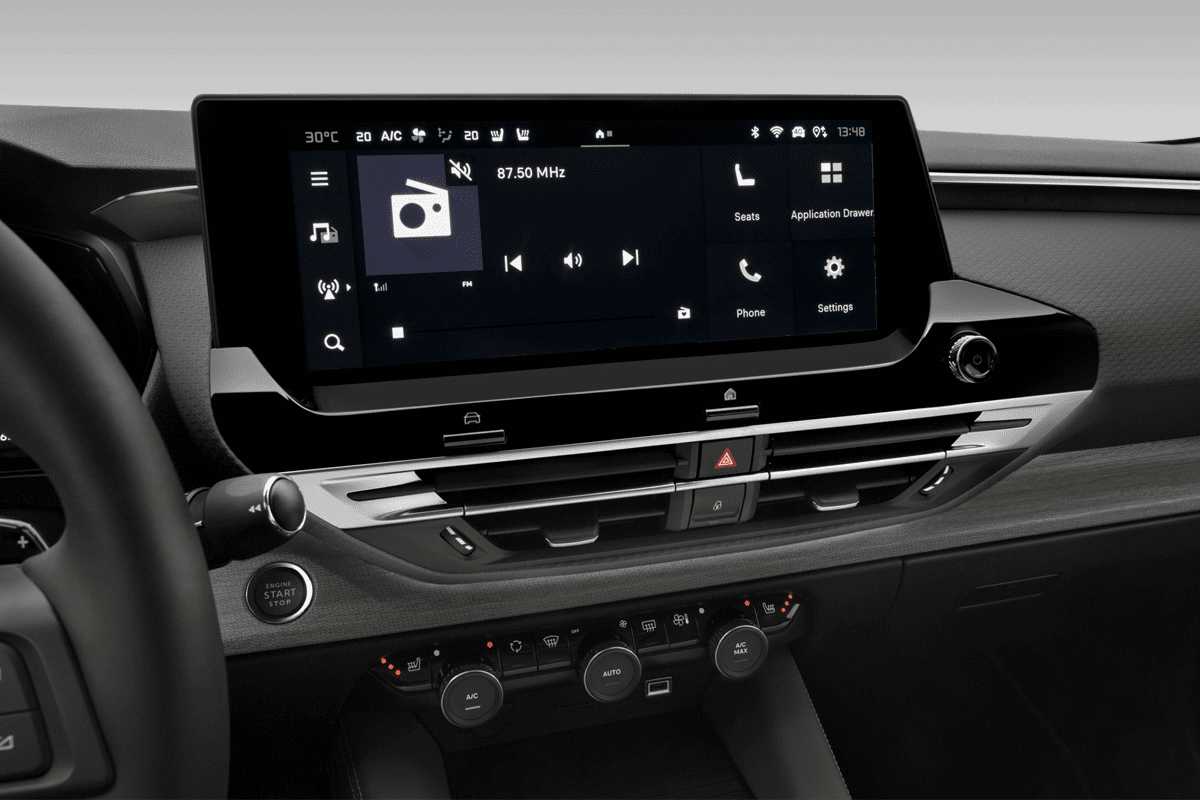Audiosystem eines Citroen C5 X Plug-in-Hybrid
