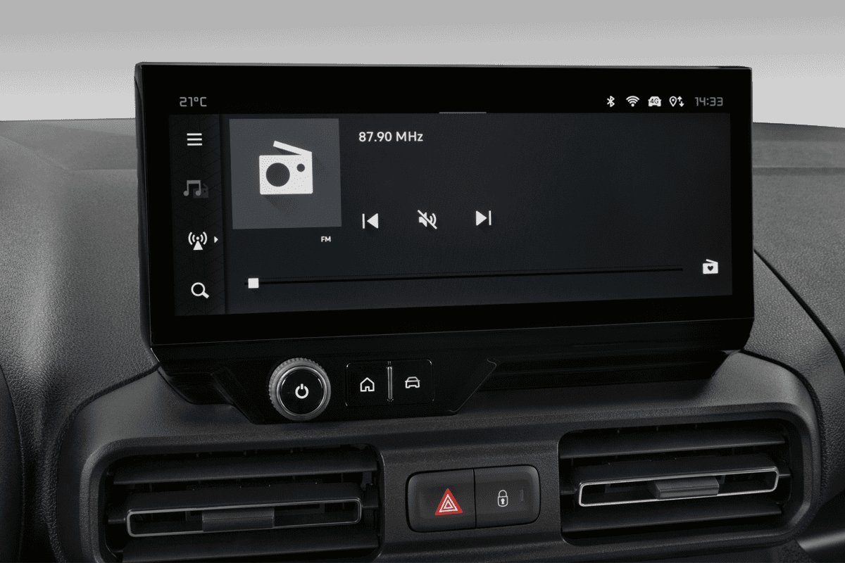 Audiosystem eines Citroen e-Berlingo