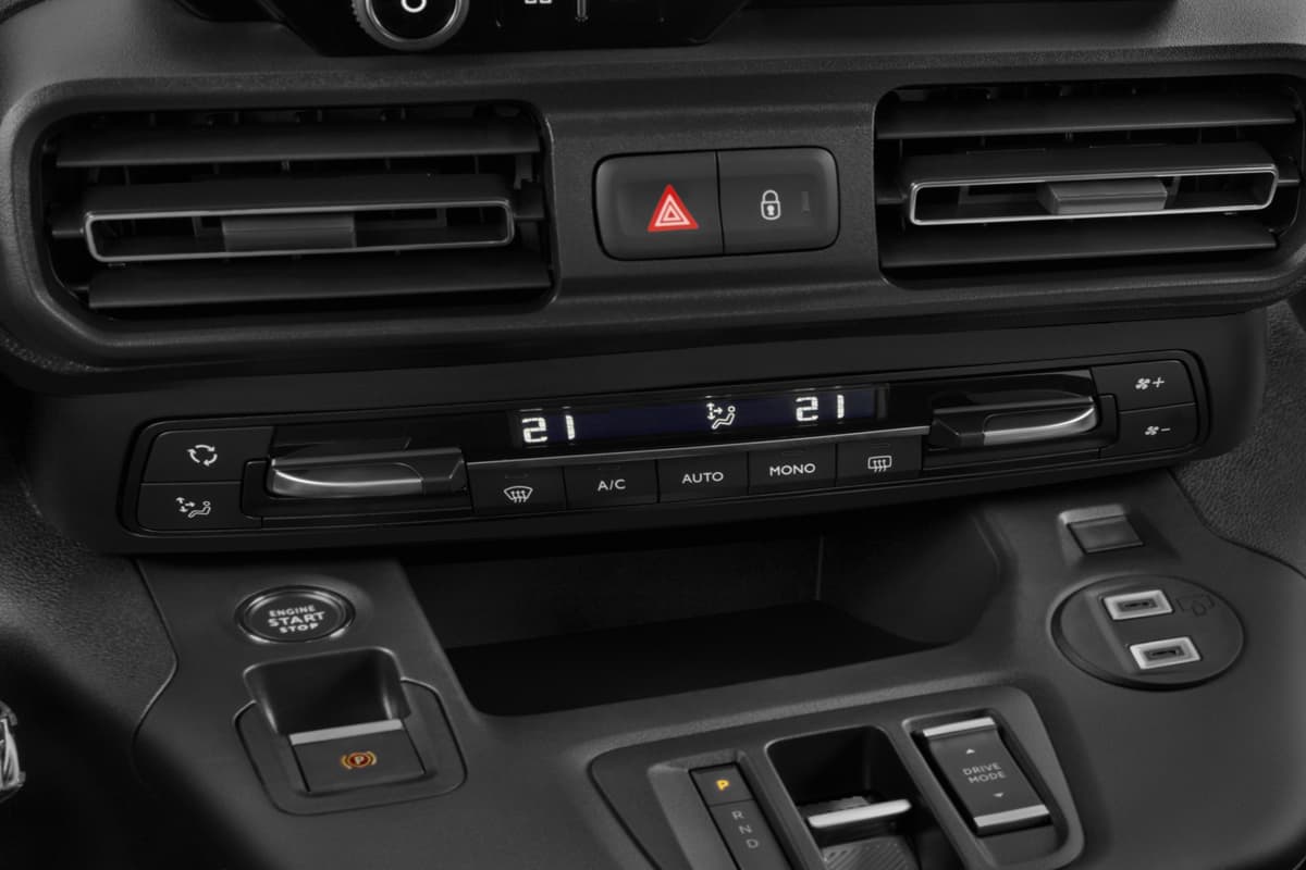 Klimasteuerung eines Citroen e-Berlingo