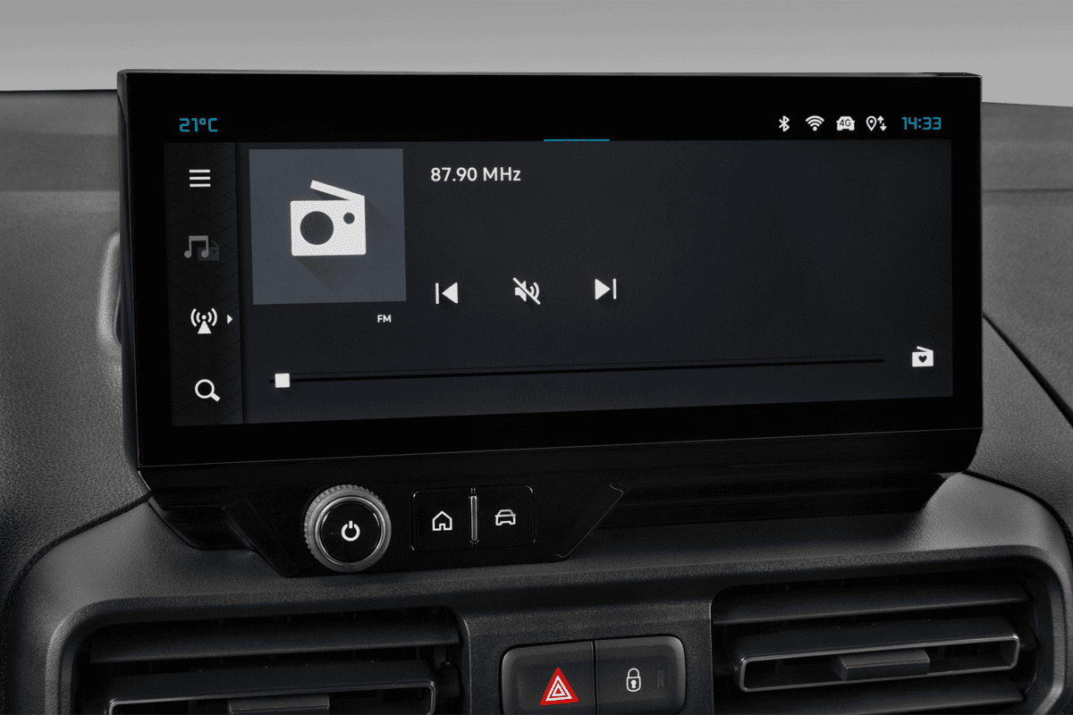 Audiosystem eines Citroen e-Berlingo Kastenwagen