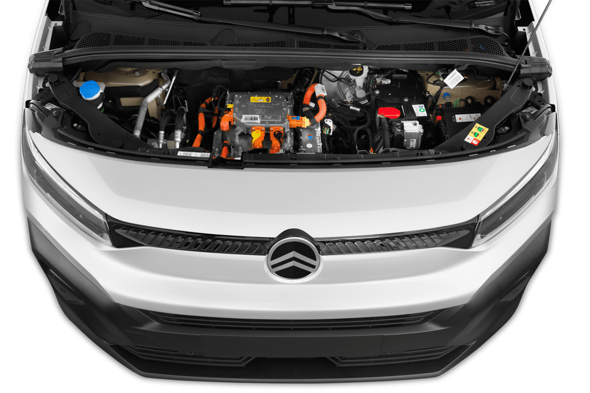 Motorraum eines Citroen e-Berlingo Kastenwagen