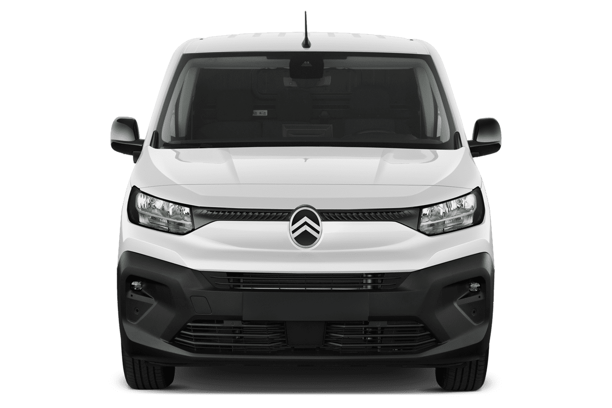 Frontansicht eines Citroen e-Berlingo Kastenwagen, freigestellt