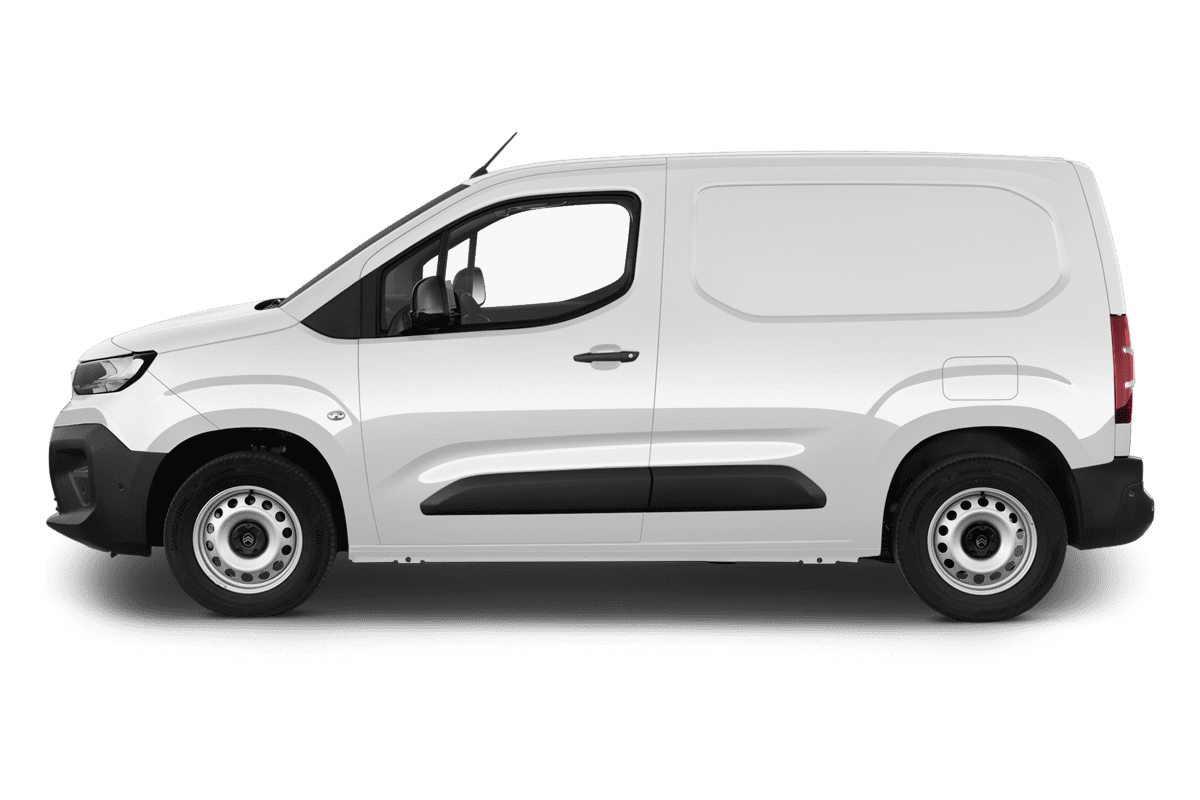 Seitenansicht eines Citroen e-Berlingo Kastenwagen