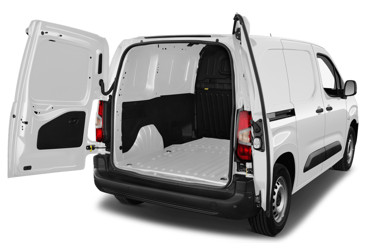 Kofferraum eines Citroen e-Berlingo Kastenwagen