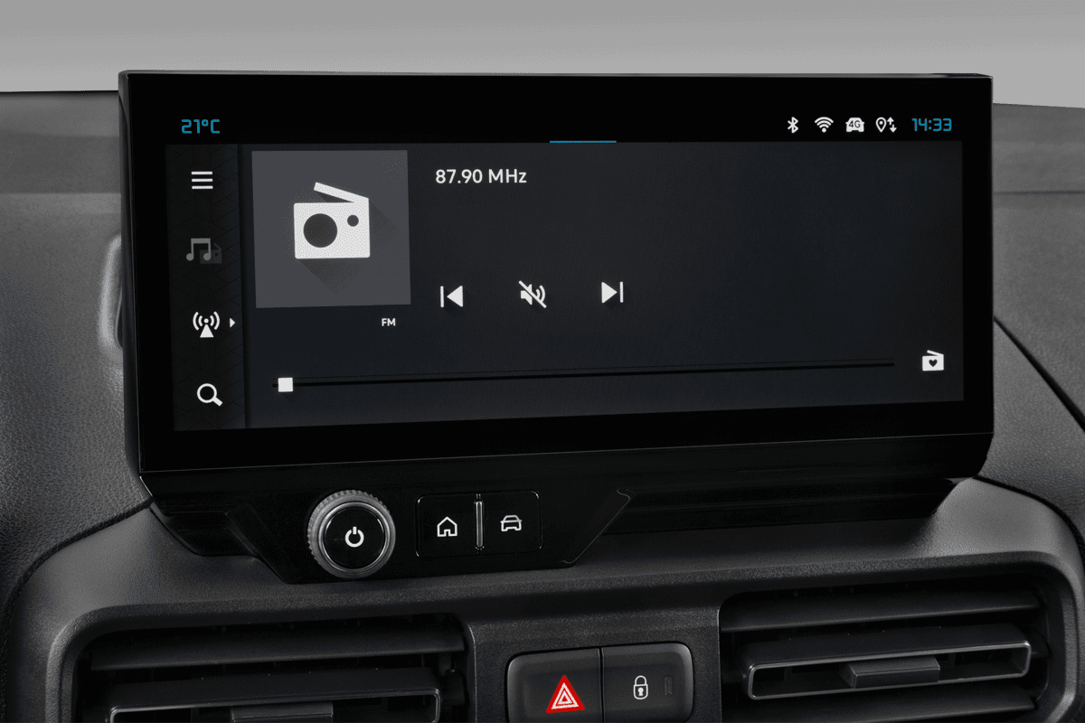 Audiosystem eines Citroen e-Berlingo Kastenwagen