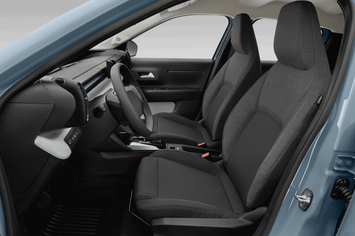 Vordersitze eines Citroen e-C3 Van (neues Modell)