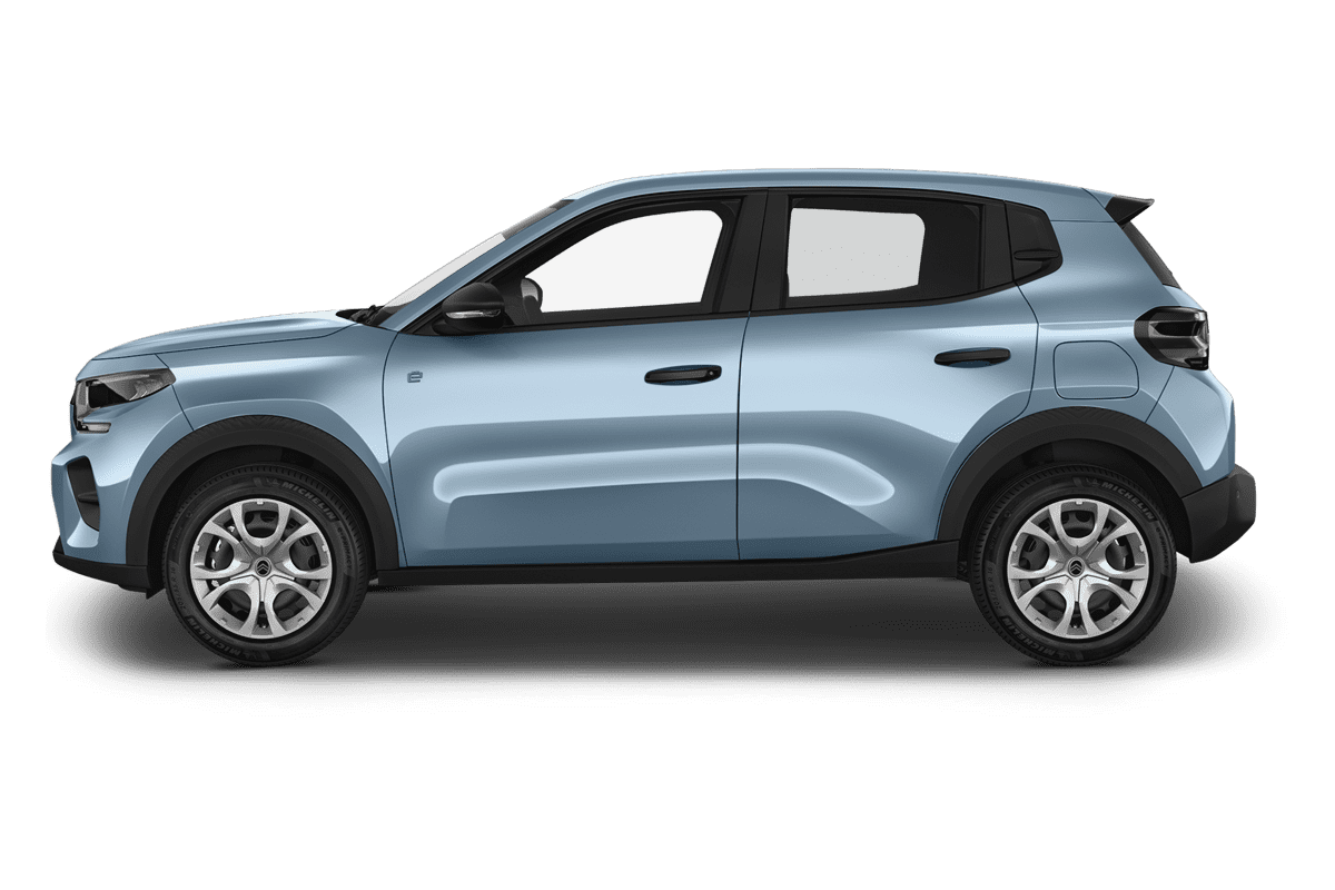 Seitenansicht eines Citroen e-C3 Van (neues Modell)