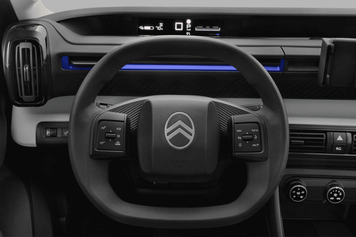 Lenkrad eines Citroen e-C3 Van (neues Modell)