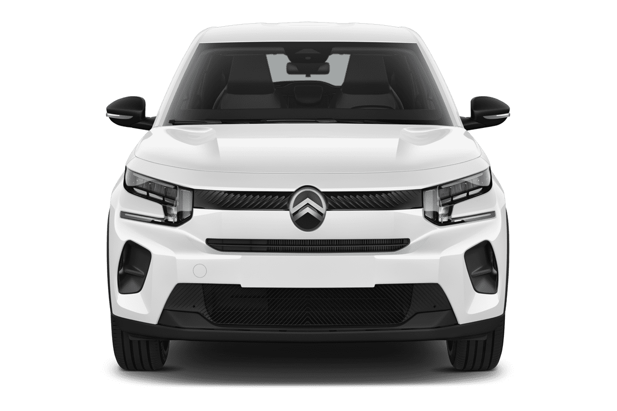 Frontansicht eines Citroen e-C3 You!, freigestellt
