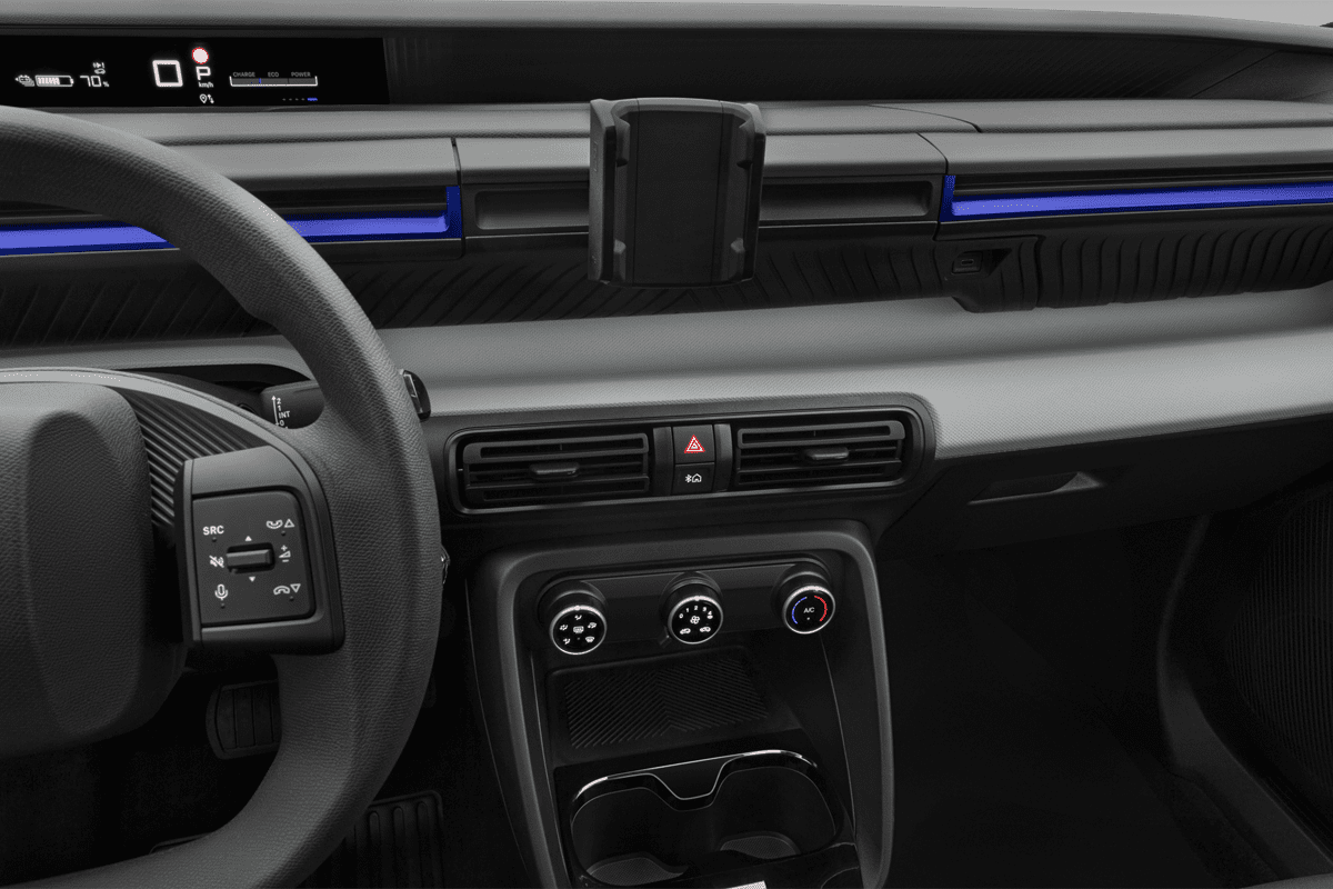 Mittelkonsole eines Citroen e-C3 You!