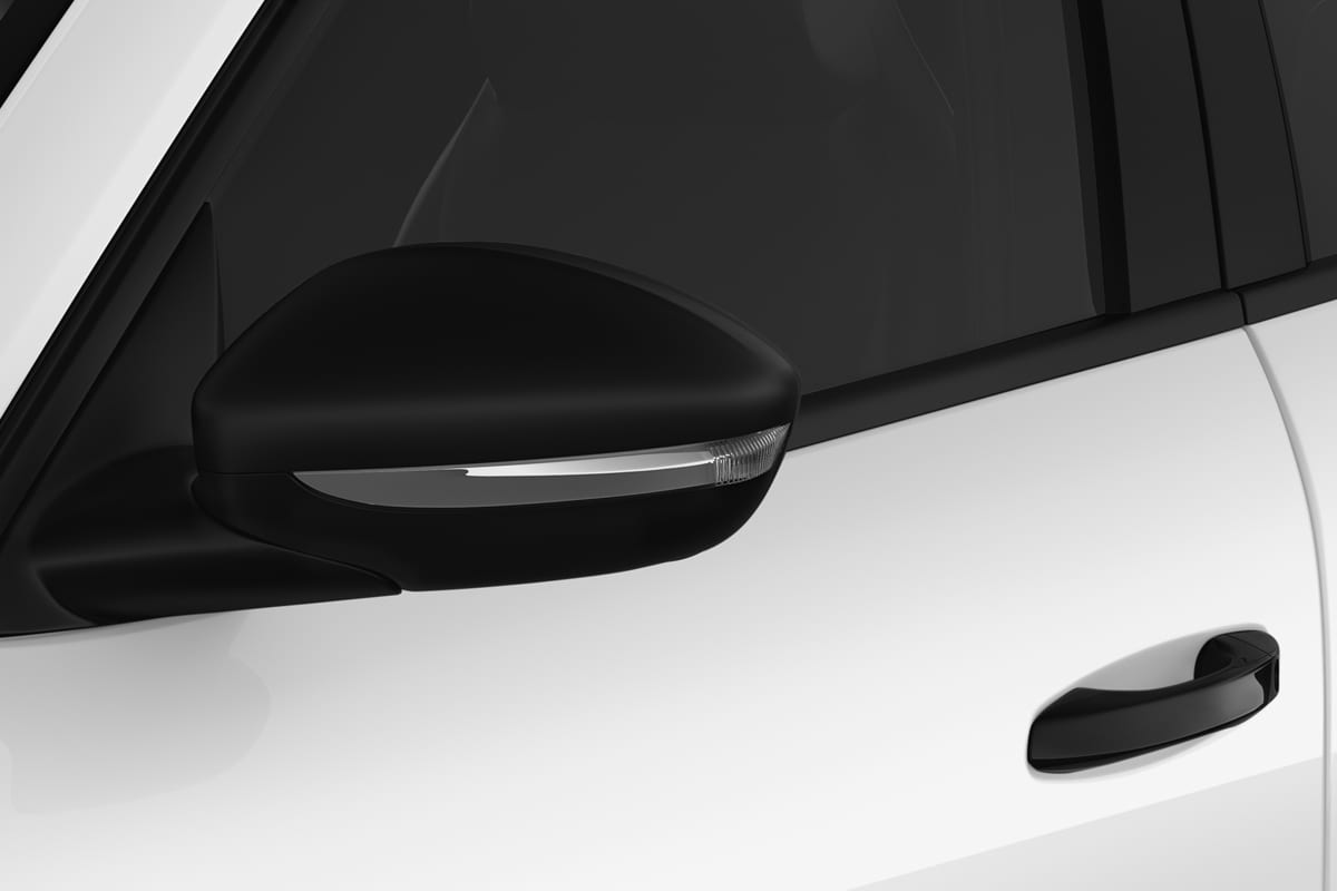 Rückspiegel eines Citroen e-C3 You!
