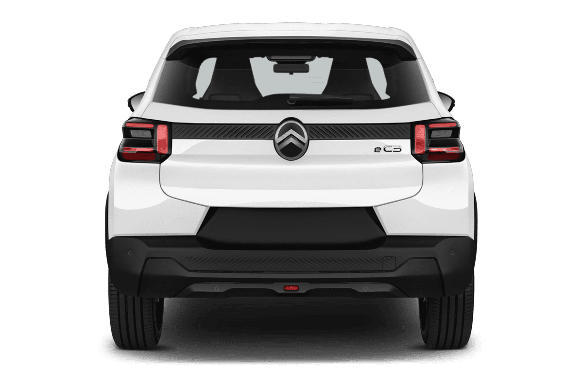 Heckansicht eines Citroen e-C3 You!