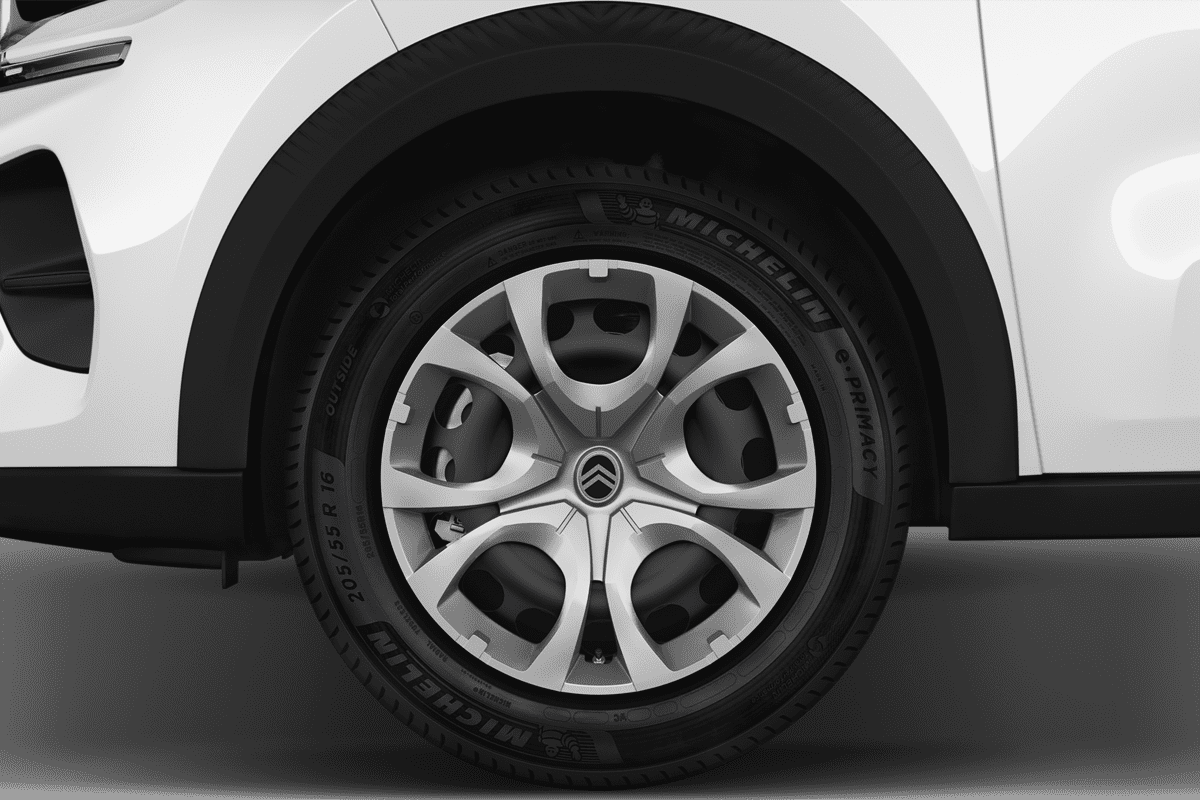 Radkappe oder Felge eines Citroen e-C3 You!