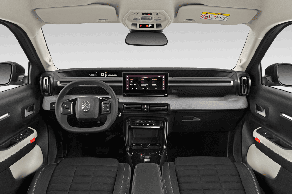 Armaturenbrett eines Citroen e-C3 Aircross 