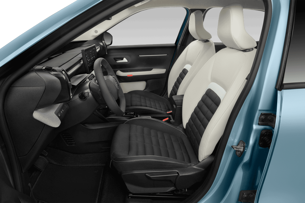 Vordersitze eines Citroen e-C3 Aircross 