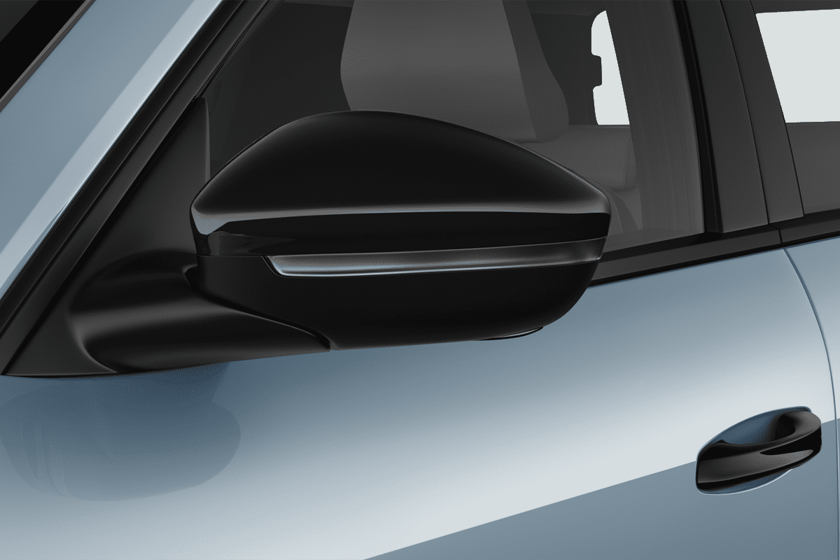 Rückspiegel eines Citroen e-C3 Aircross 