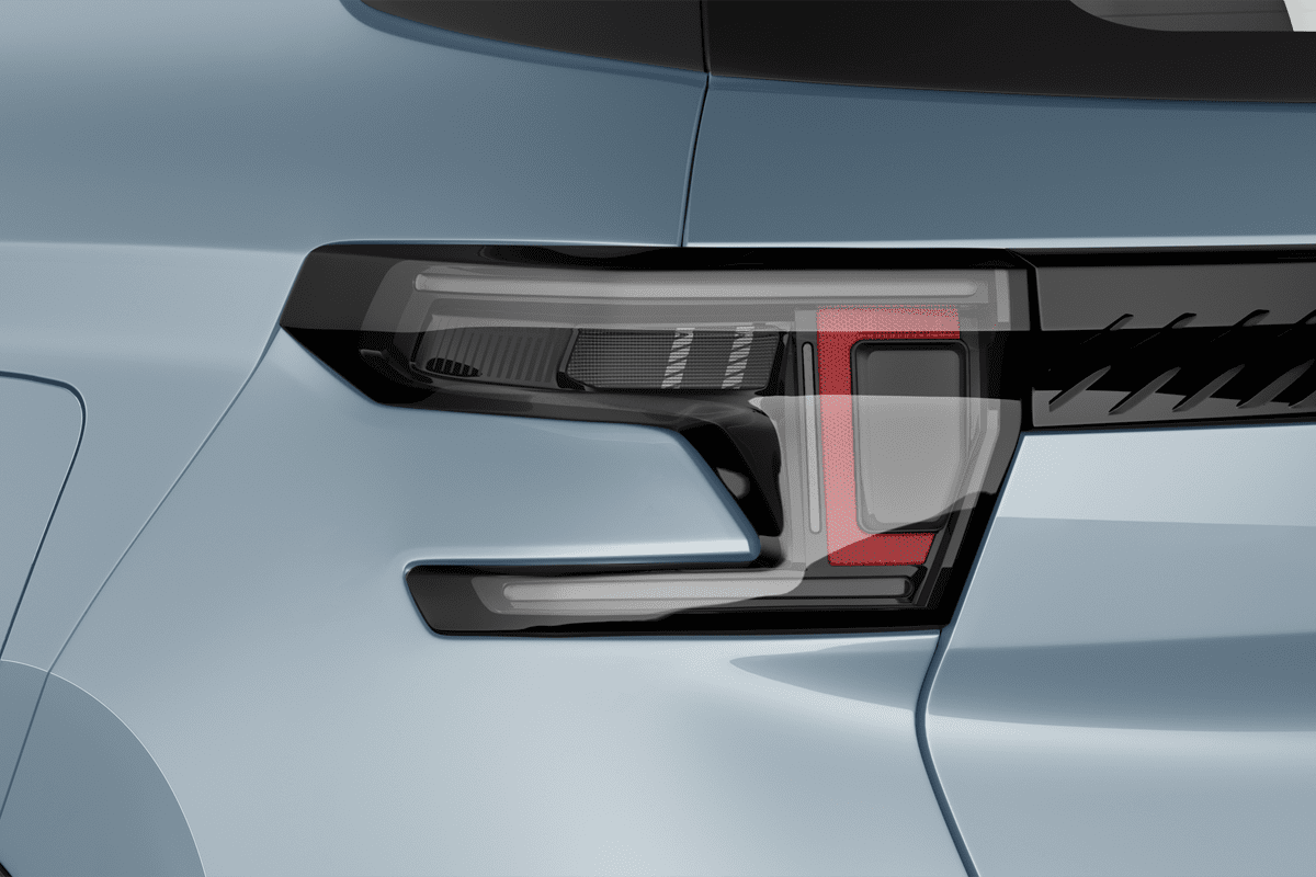 Heckleuchten eines Citroen e-C3 Aircross 