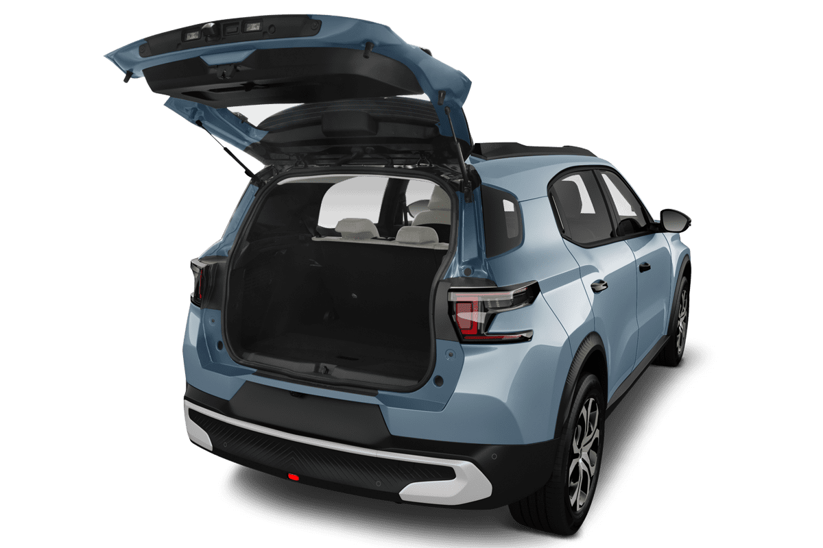 Kofferraum eines Citroen e-C3 Aircross 