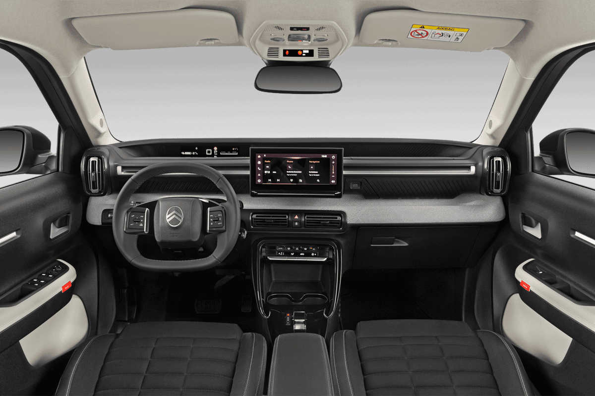 Armaturenbrett eines Citroen e-C3 Aircross 
