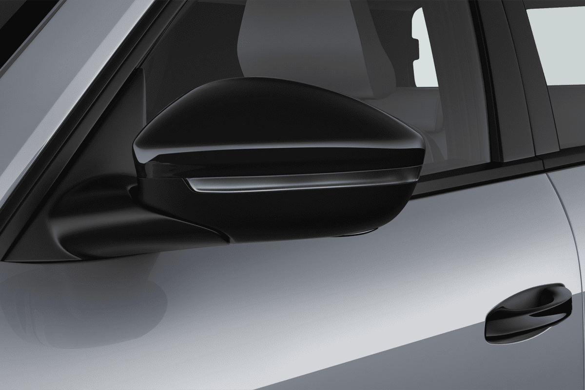 Rückspiegel eines Citroen e-C3 Aircross 