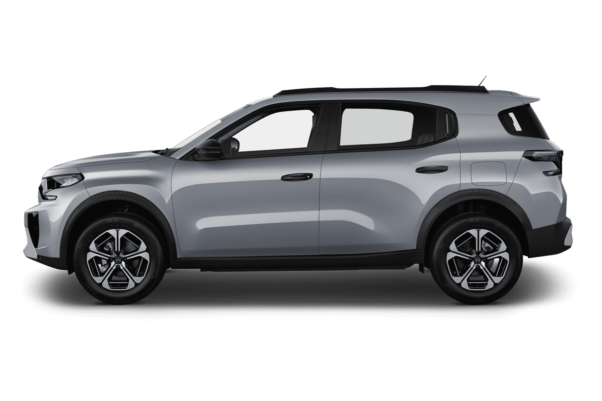 Seitenansicht eines Citroen e-C3 Aircross 