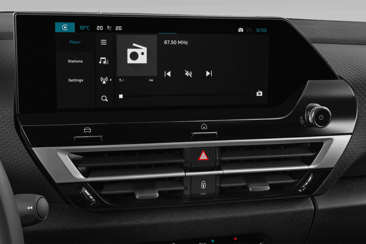 Audiosystem eines Citroen e-C4