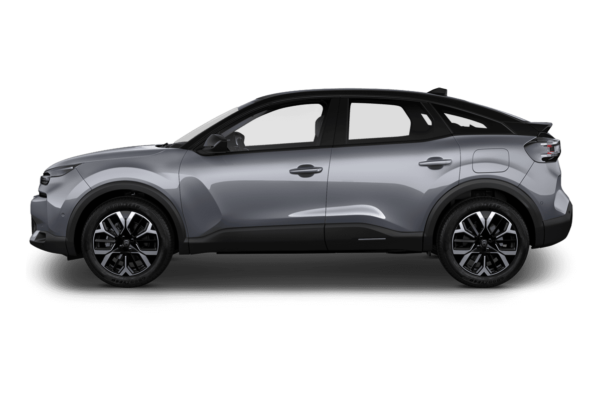 Seitenansicht eines Citroen e-C4