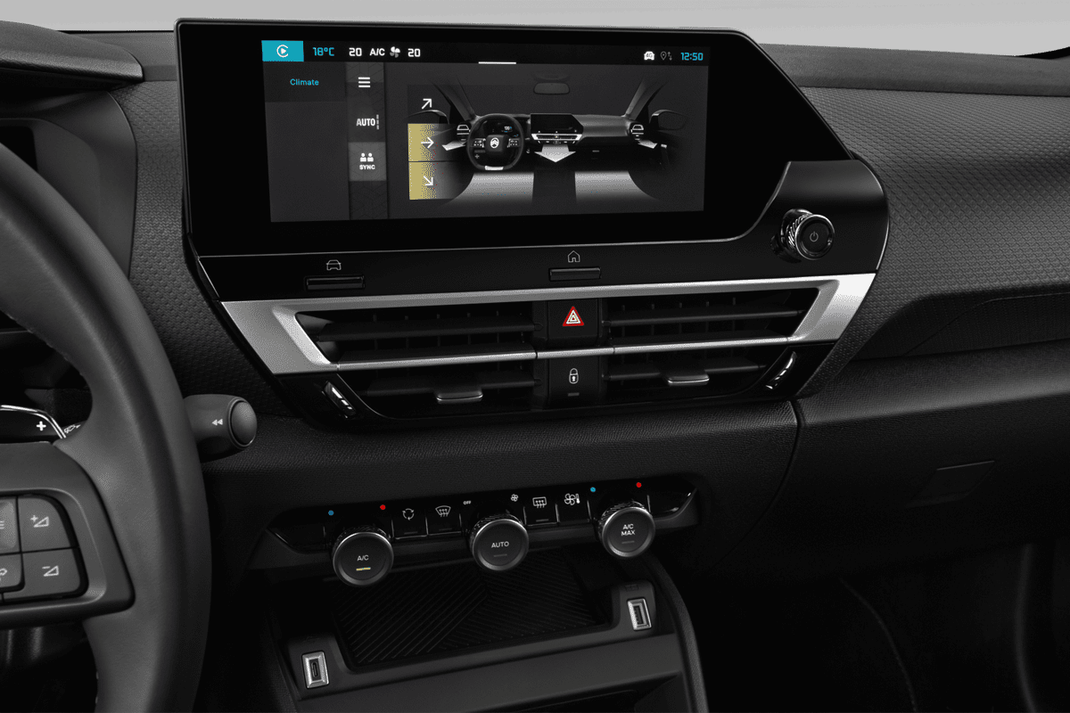 Klimasteuerung eines Citroen e-C4