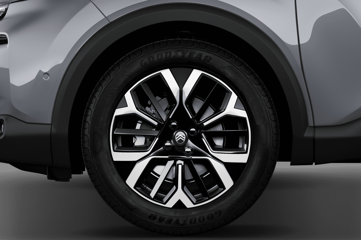 Radkappe oder Felge eines Citroen e-C4