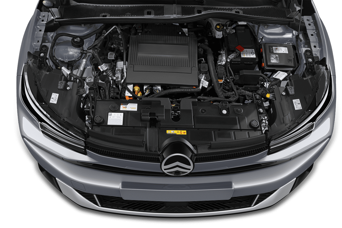 Motorraum eines Citroen e-C4