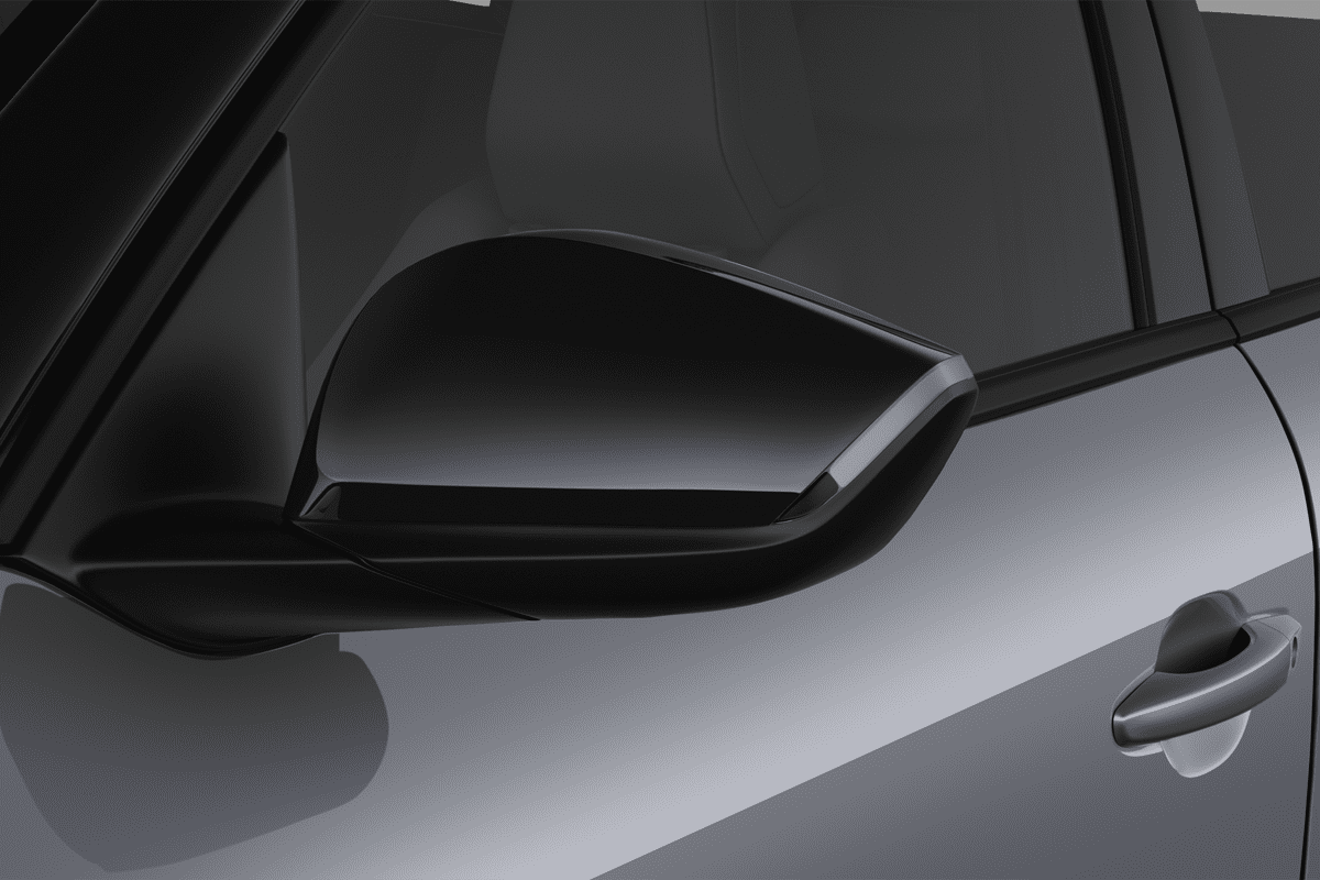 Rückspiegel eines Citroen e-C4