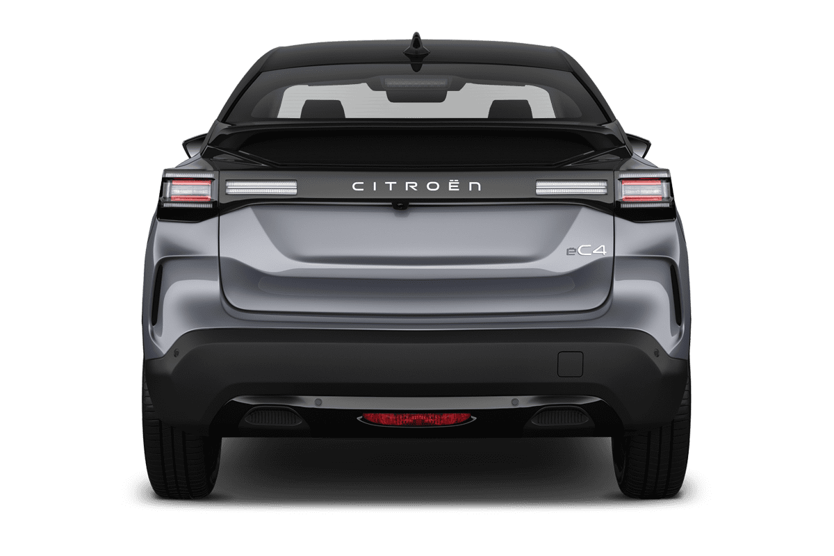 Heckansicht eines Citroen e-C4