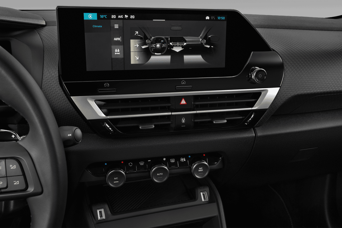 Klimasteuerung eines Citroen e-C4