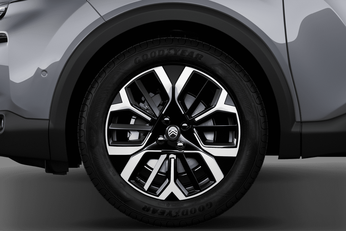 Radkappe oder Felge eines Citroen e-C4