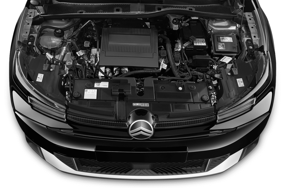 Motorraum eines Citroen e-C4 X