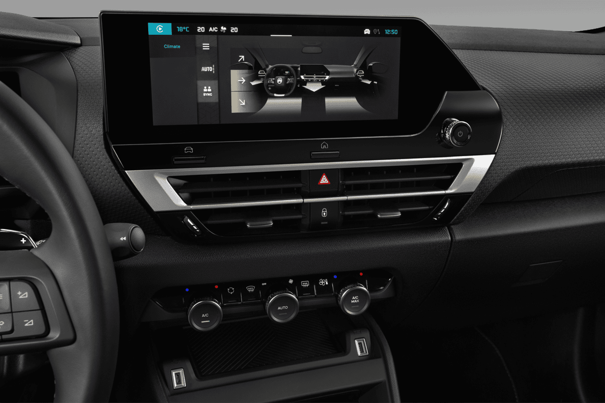Klimasteuerung eines Citroen e-C4 X