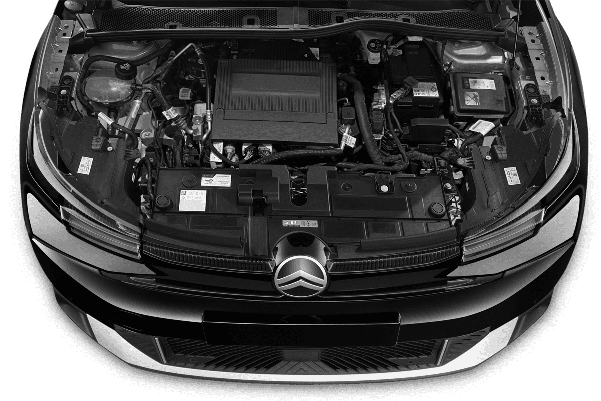 Motorraum eines Citroen e-C4 X