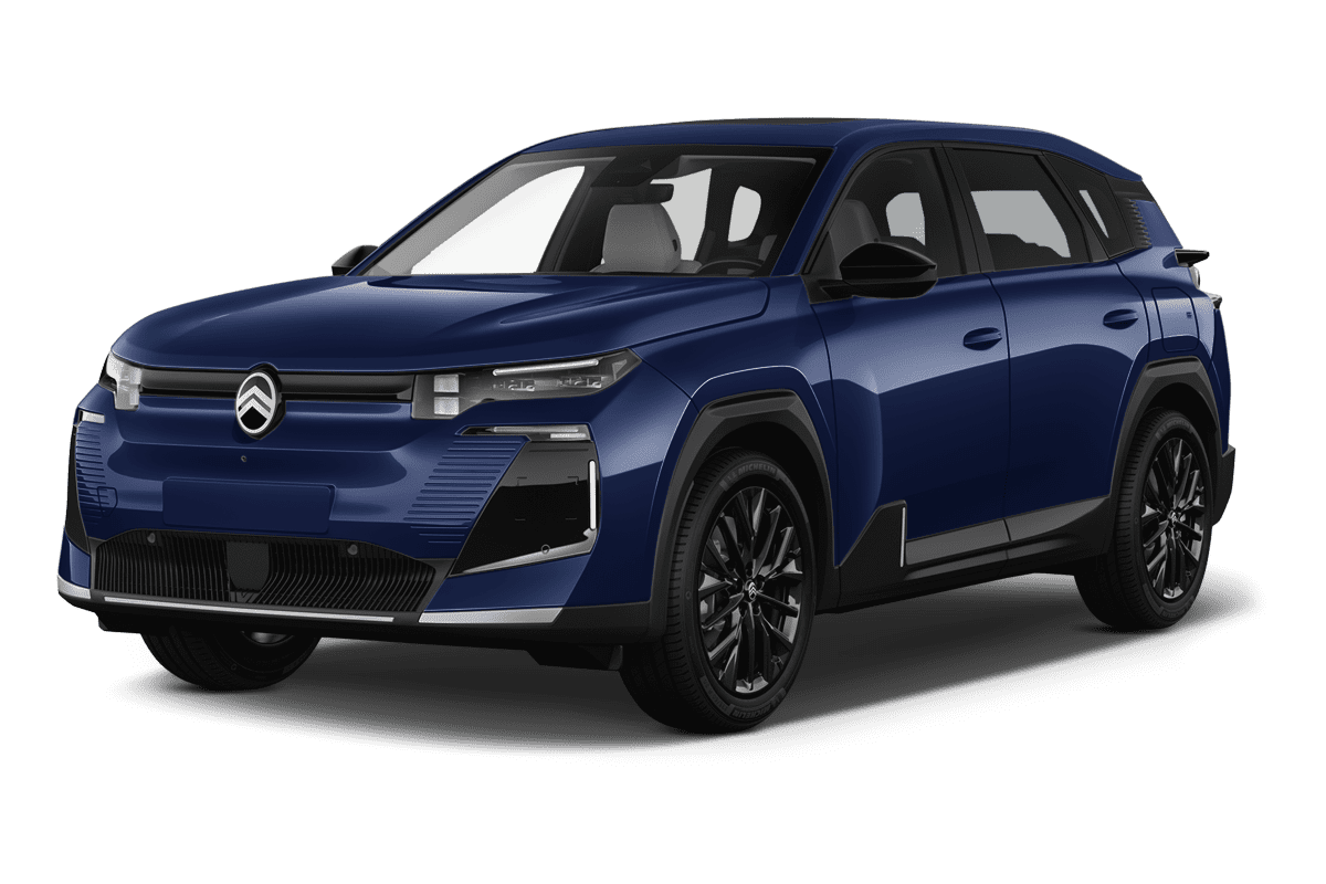 Schräge Frontansicht eines Citroën C5 Aircross, freigestellt