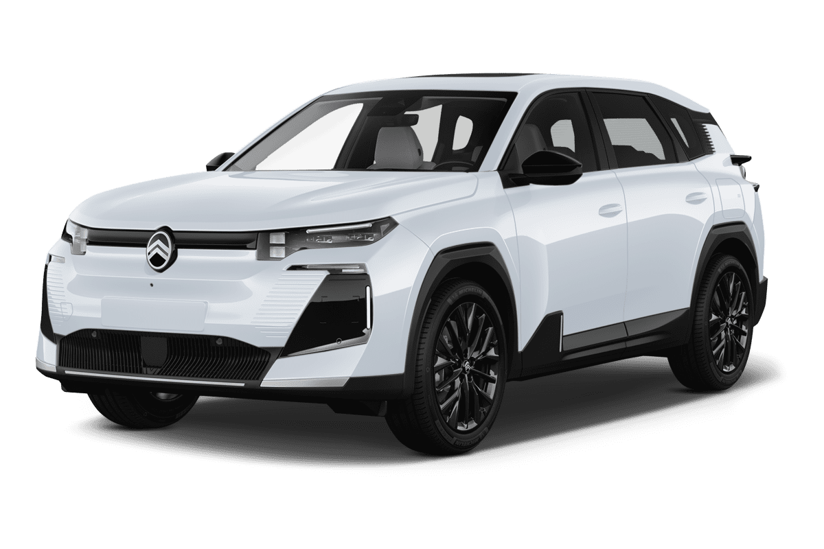 Schräge Frontansicht eines Citroën C5 Aircross, freigestellt