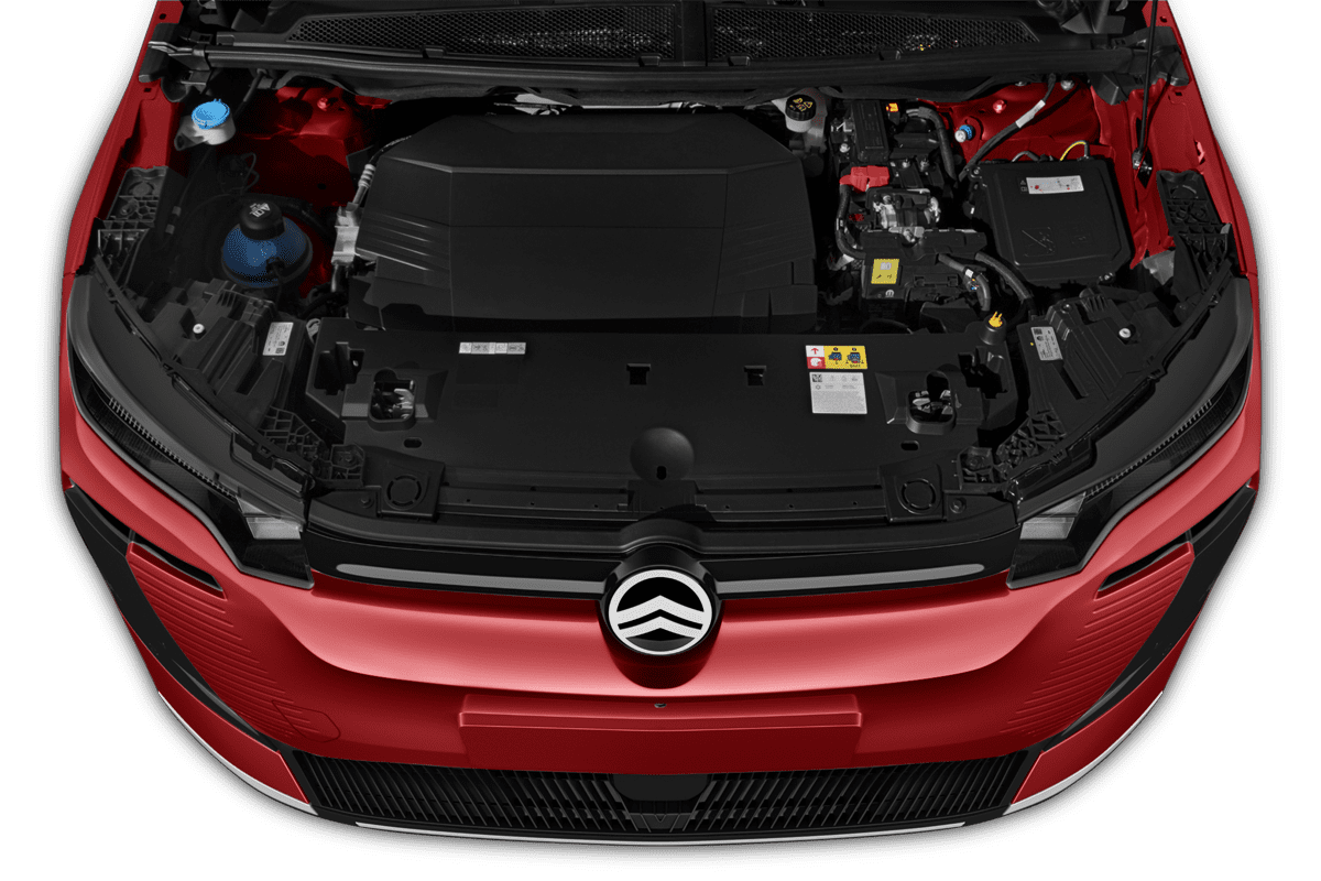 Motorraum eines Citroen e-C5 Aircross (neues Modell)