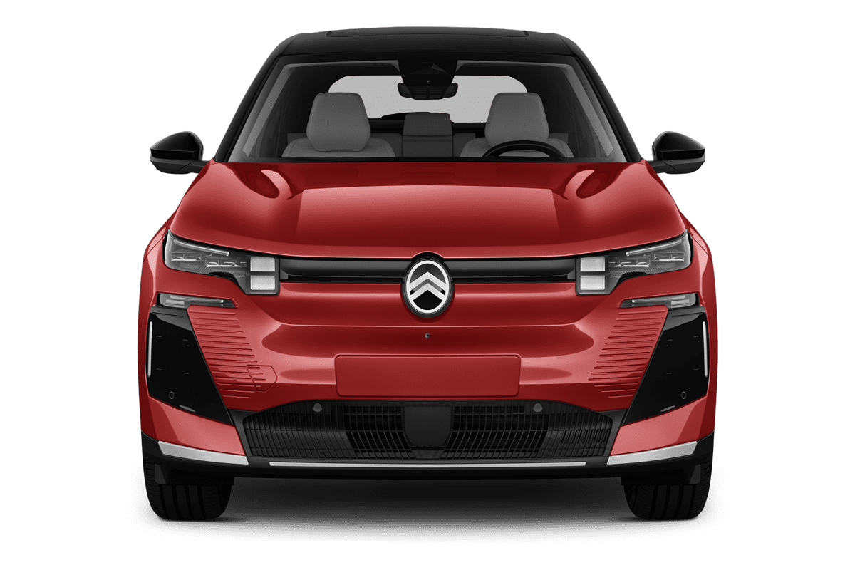 Frontansicht eines Citroen e-C5 Aircross (neues Modell), freigestellt