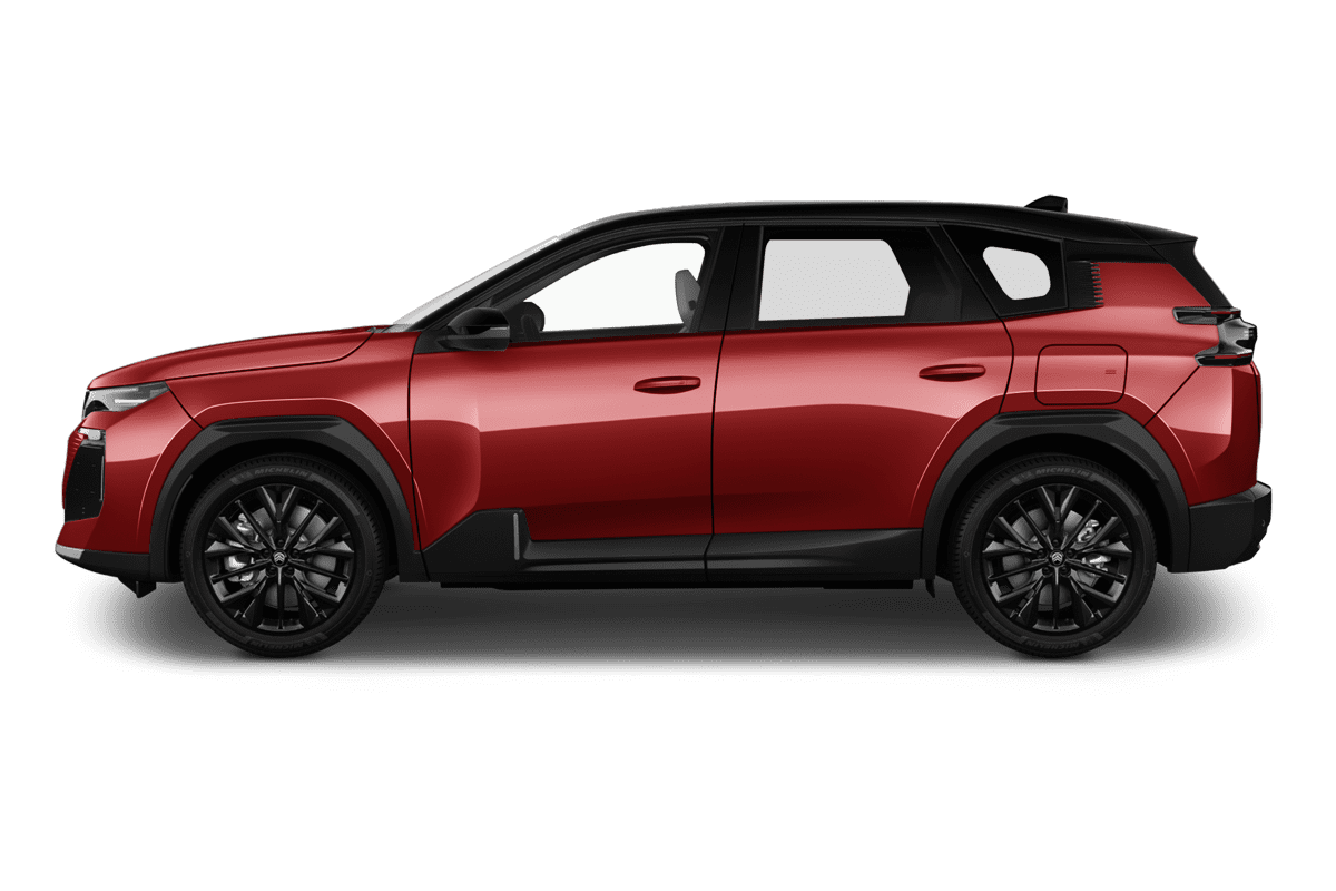 Seitenansicht eines Citroen e-C5 Aircross (neues Modell)