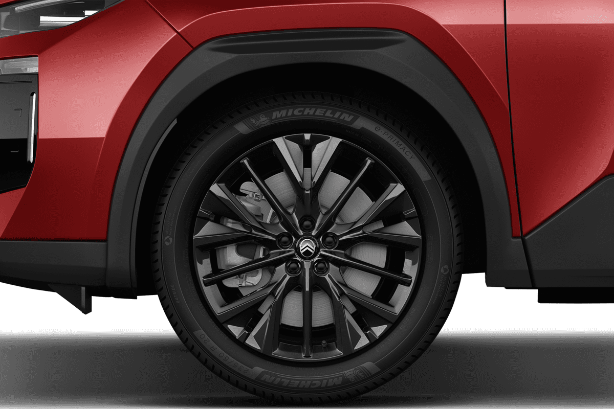 Radkappe oder Felge eines Citroen e-C5 Aircross (neues Modell)