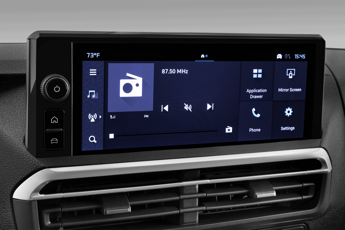 Audiosystem eines Citroen e-Jumpy Kastenwagen 