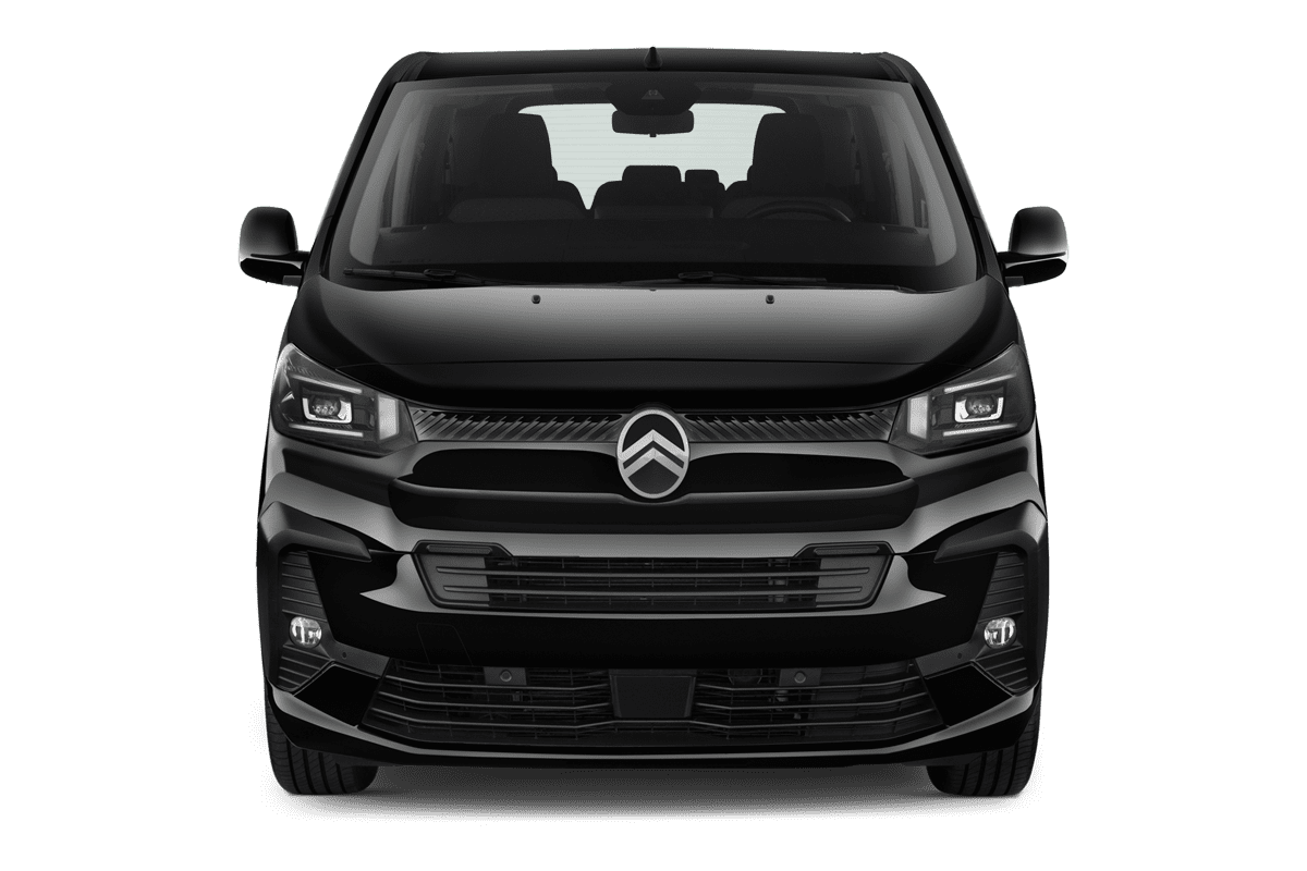 Frontansicht eines Citroen e-Spacetourer, freigestellt