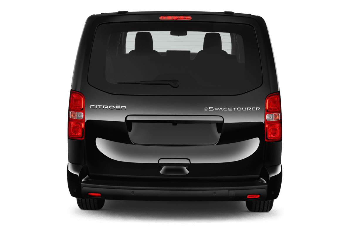Heckansicht eines Citroen e-Spacetourer