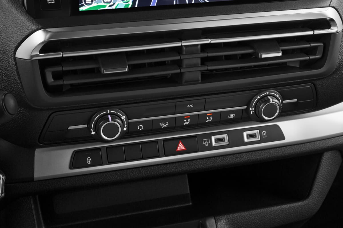 Klimasteuerung eines Citroen e-Spacetourer