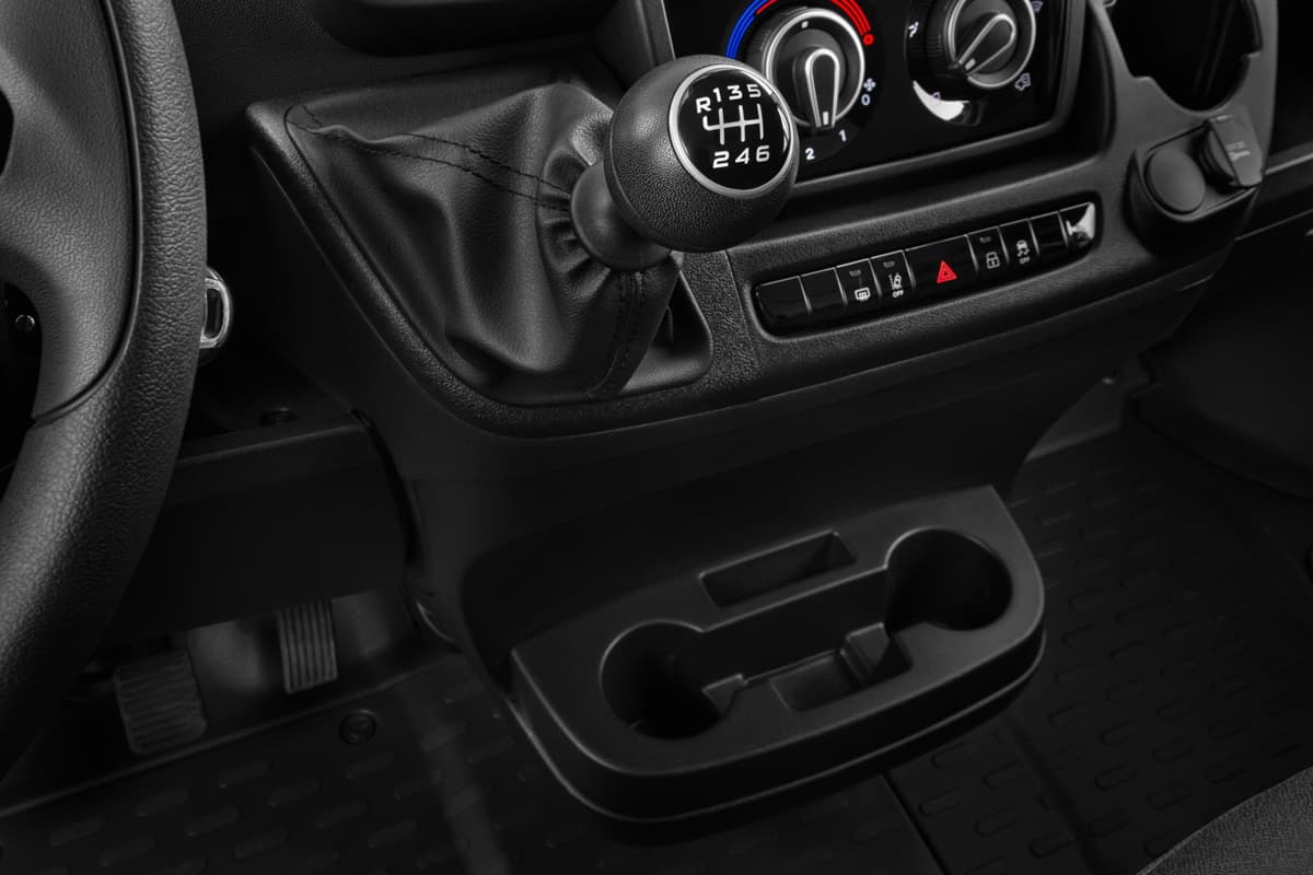 Schaltknüppel eines Citroen Jumper Kastenwagen