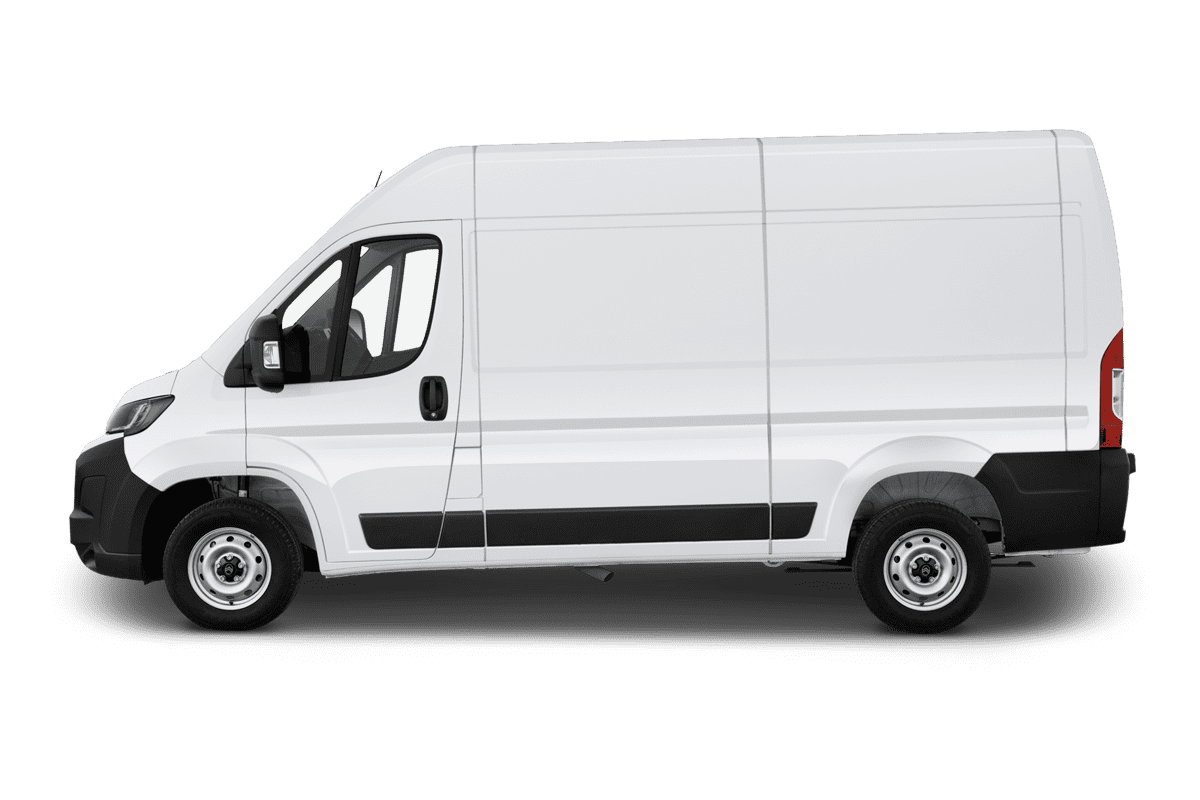 Seitenansicht eines Citroen Jumper Kastenwagen