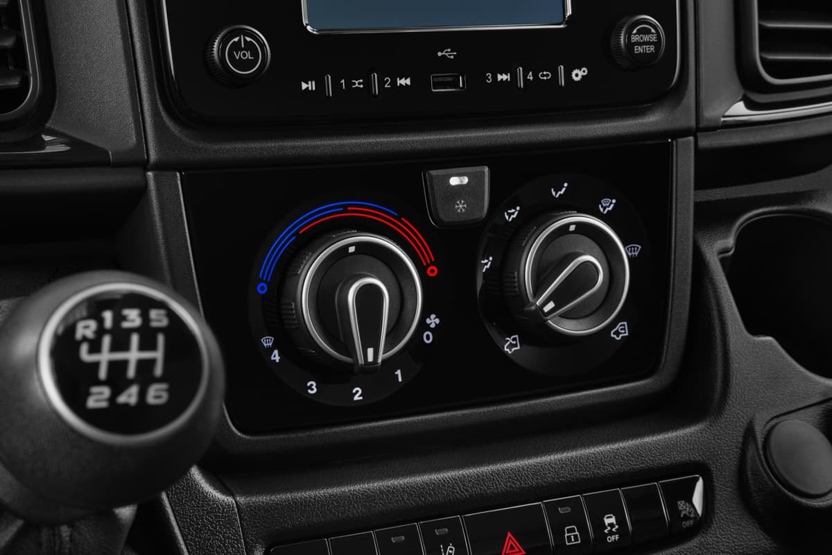 Klimasteuerung eines Citroen Jumper Kastenwagen